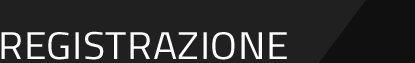 REGISTRAZIONE
